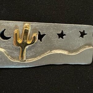 Starry NighT CactuS Pin Brooch 90s